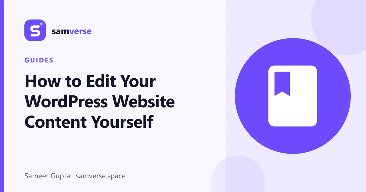 How to Edit Your WordPress Website Content Yourself (Text, Images, Menus)