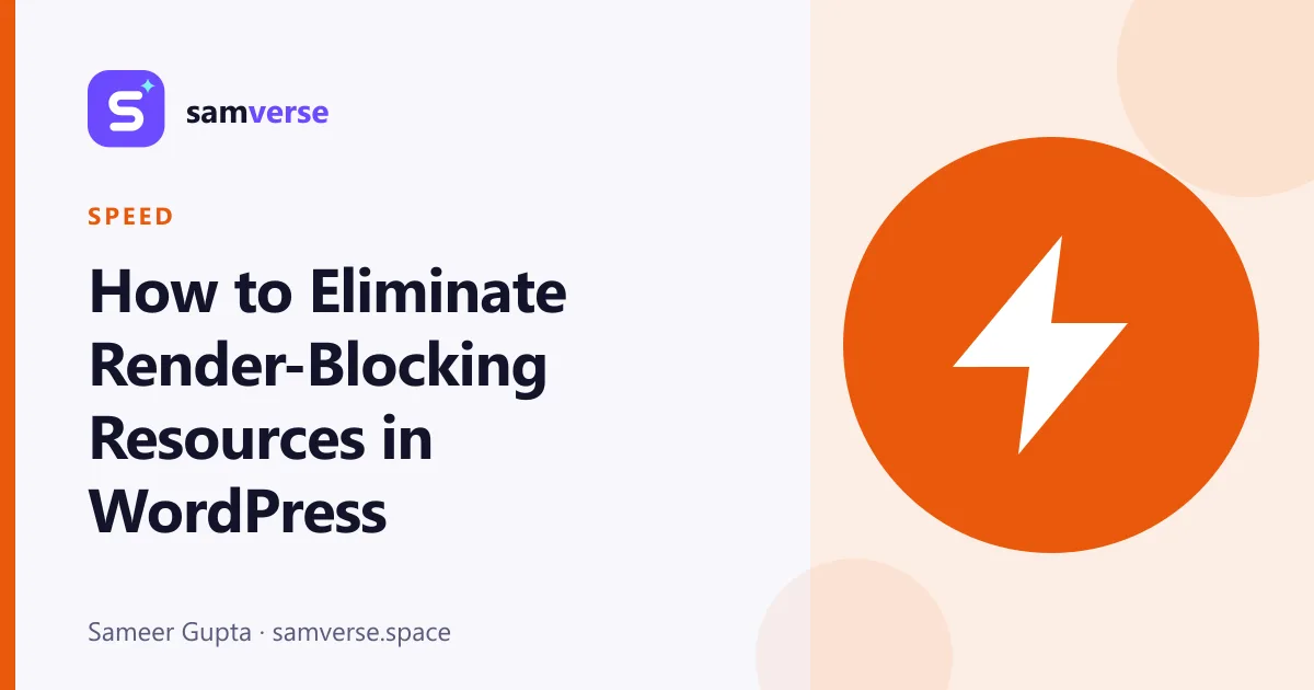 How to Eliminate Render-Blocking Resources in WordPress