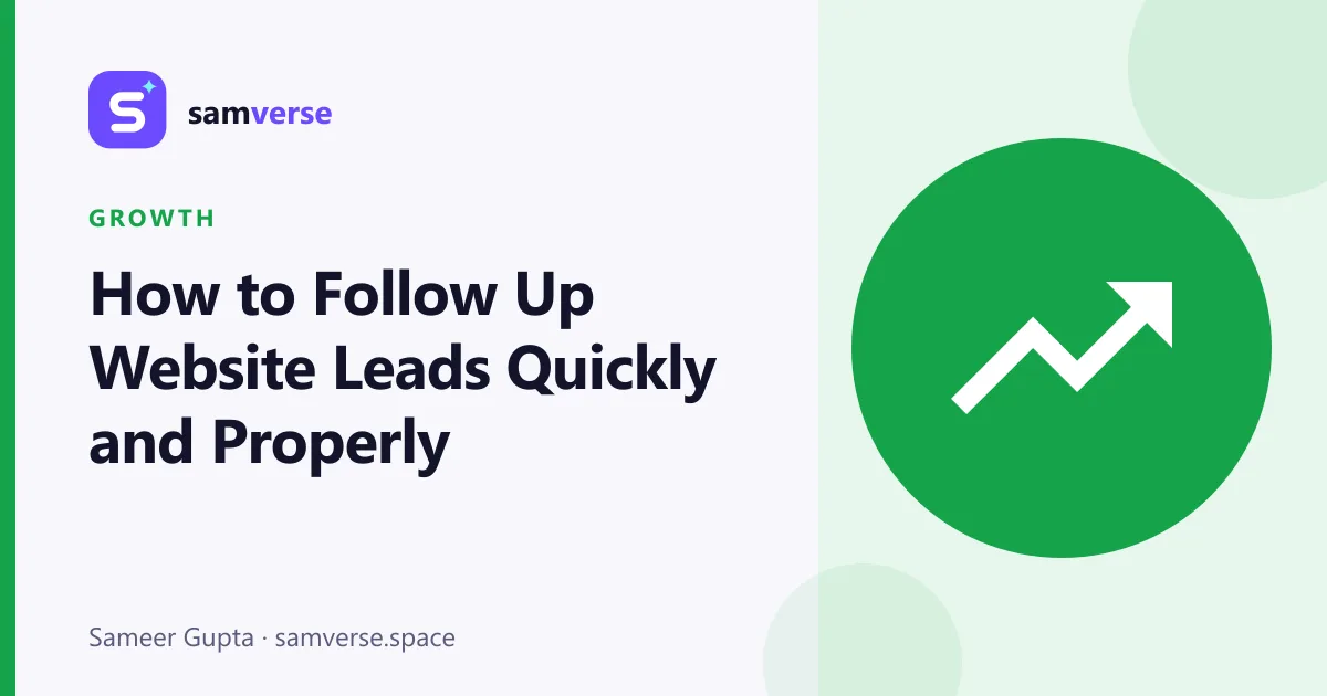 How to Follow Up Website Leads: Alerts, Auto-Replies and a Simple Sequence