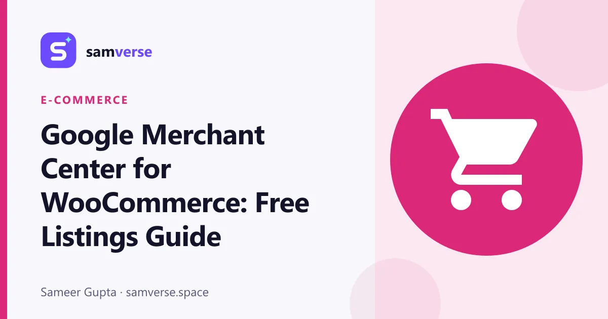 Google Merchant Center for WooCommerce: Show Products on Google for Free