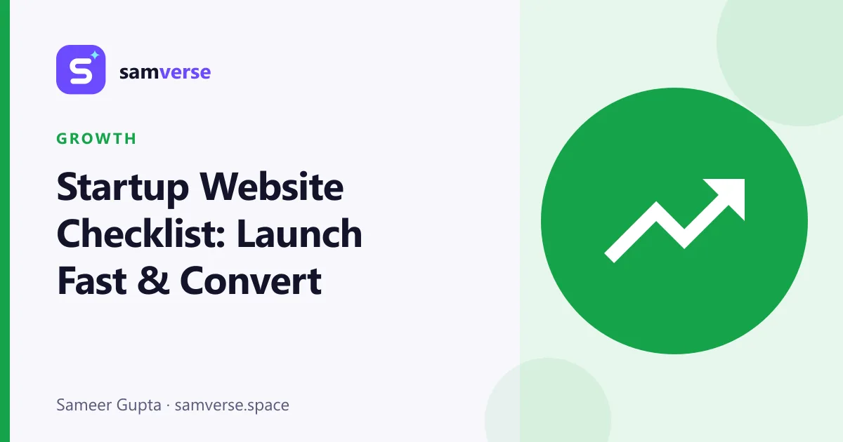 Startup Website Checklist: What to Launch With (and What Can Wait)