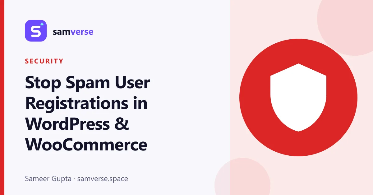 How to Stop Spam User Registrations in WordPress and WooCommerce