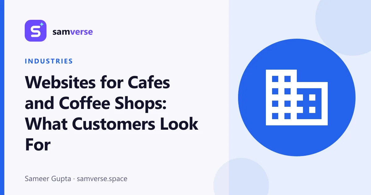 Websites for Cafes and Coffee Shops: What Customers Look For