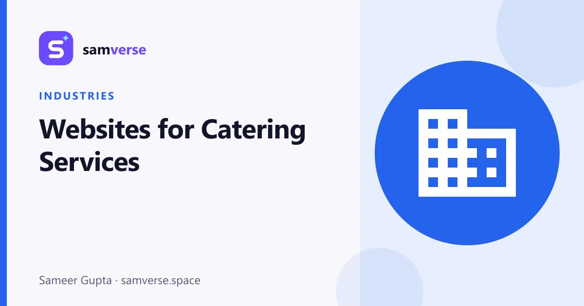 Websites for Catering Services: Winning Event and Corporate Orders