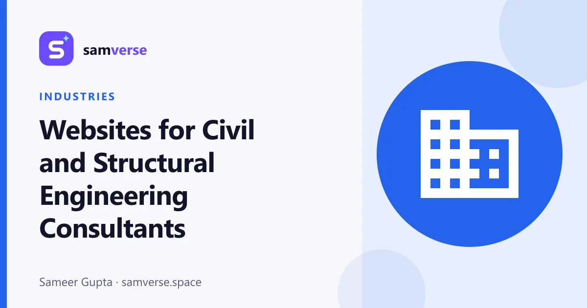 Websites for Civil and Structural Engineering Consultants