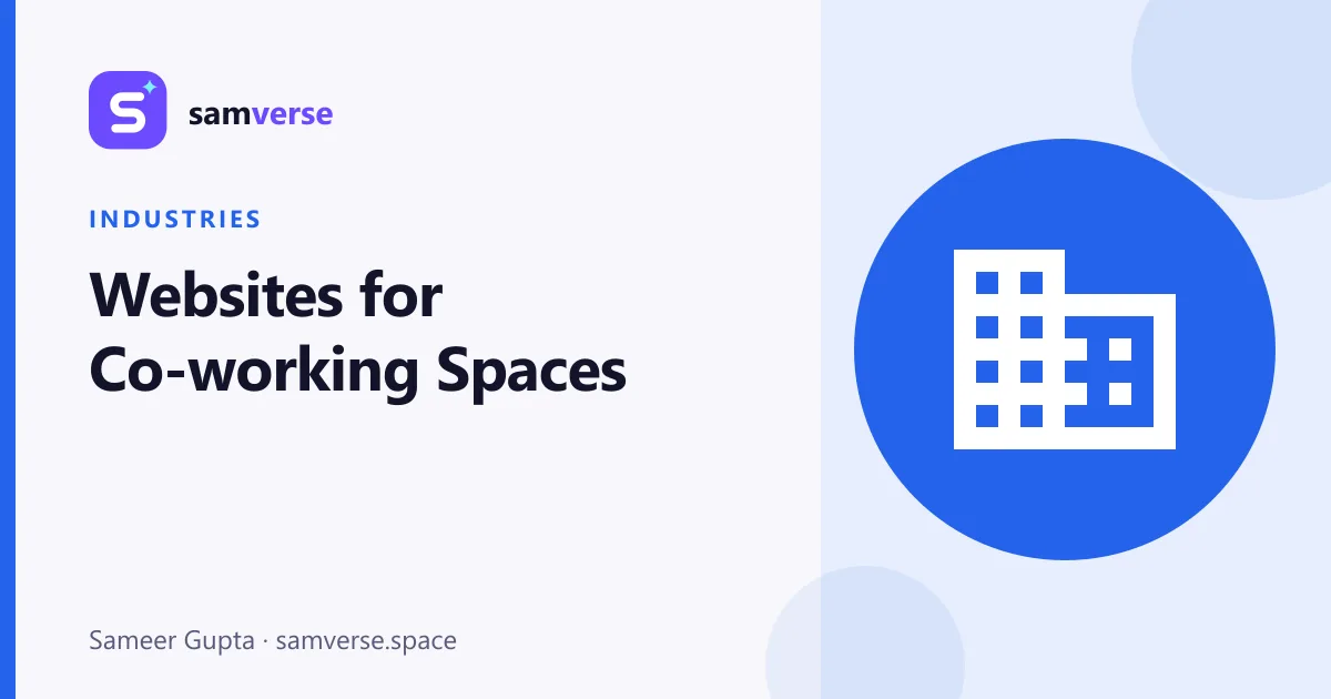Websites for Co-working Spaces: Filling Desks and Cabins
