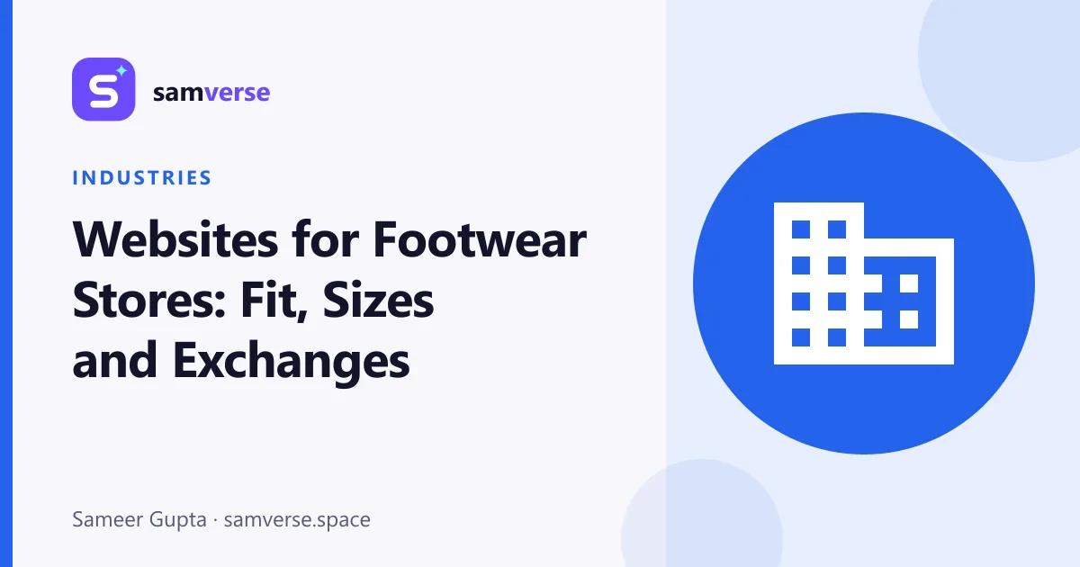Websites for Shoe and Footwear Stores: Fit, Sizes and Exchanges