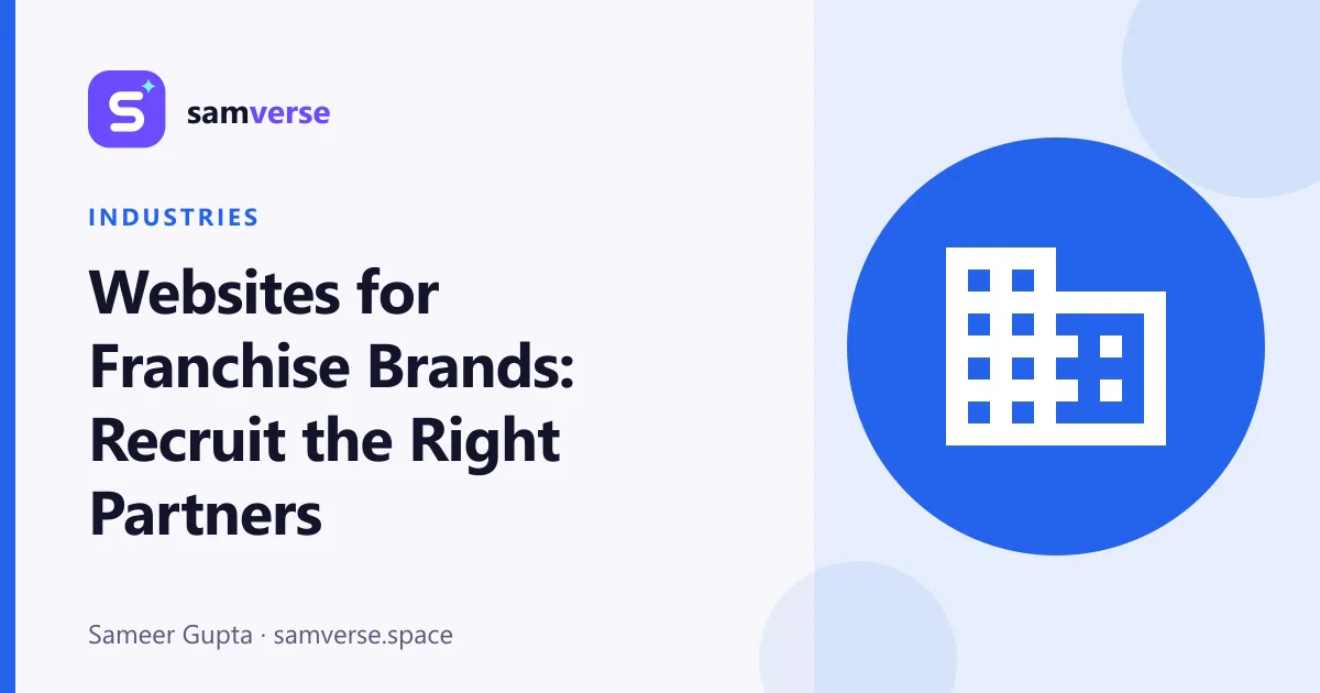 Websites for Franchise Brands: Model Pages, Applications and Outlet Locators