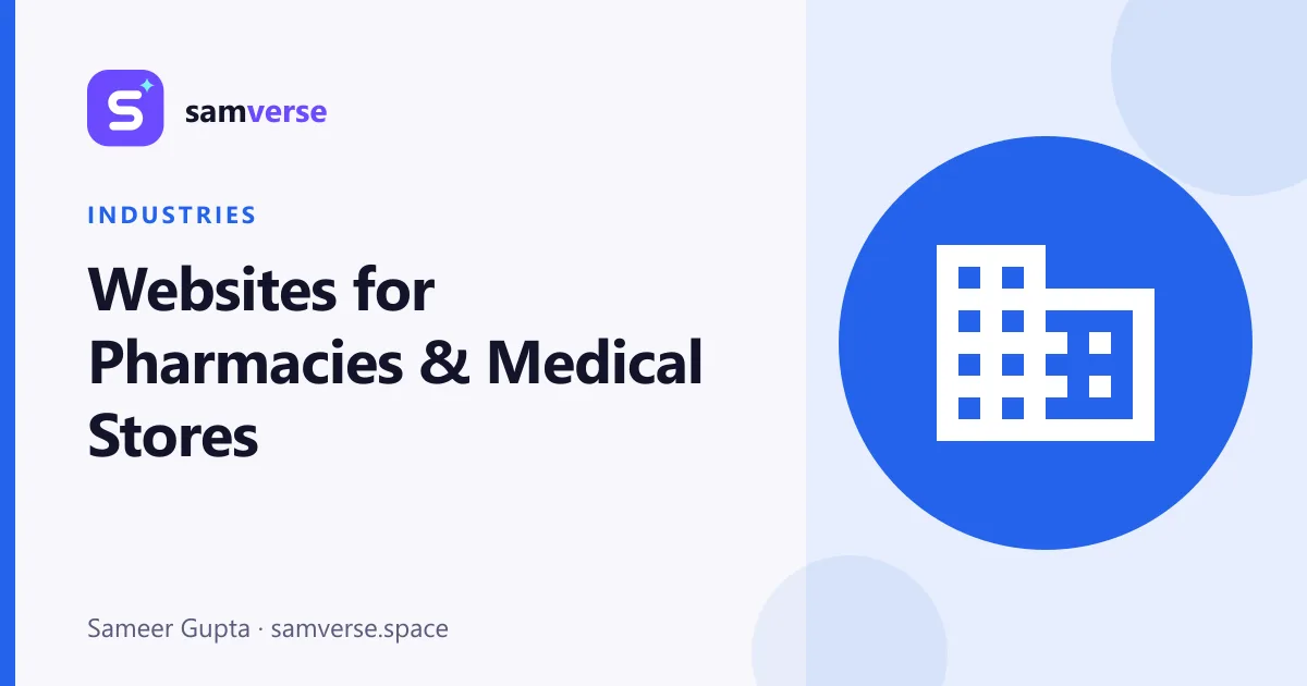 Websites for Pharmacies and Medical Stores: What to Include