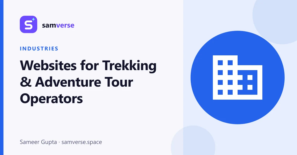 Websites for Trekking and Adventure Tour Operators