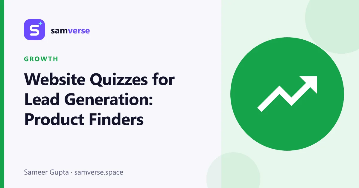 Website Quizzes for Lead Generation: Product and Service Finders That Help