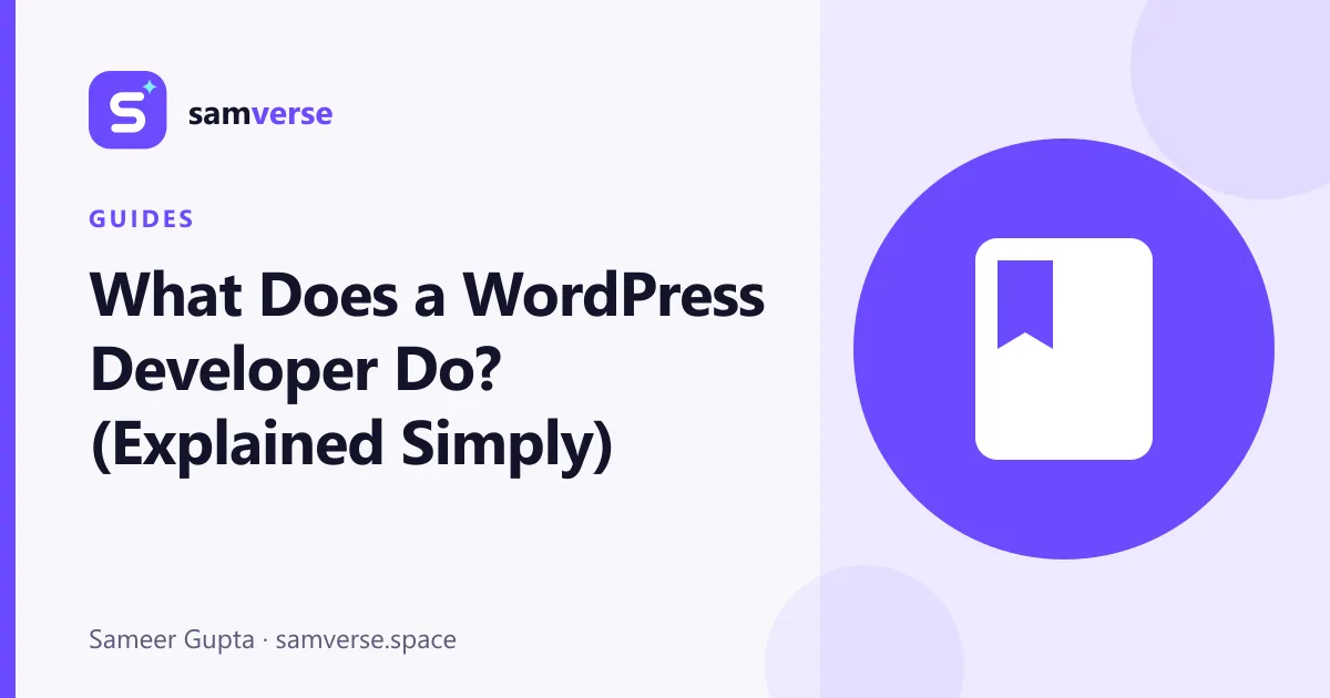 What Does a WordPress Developer Actually Do?