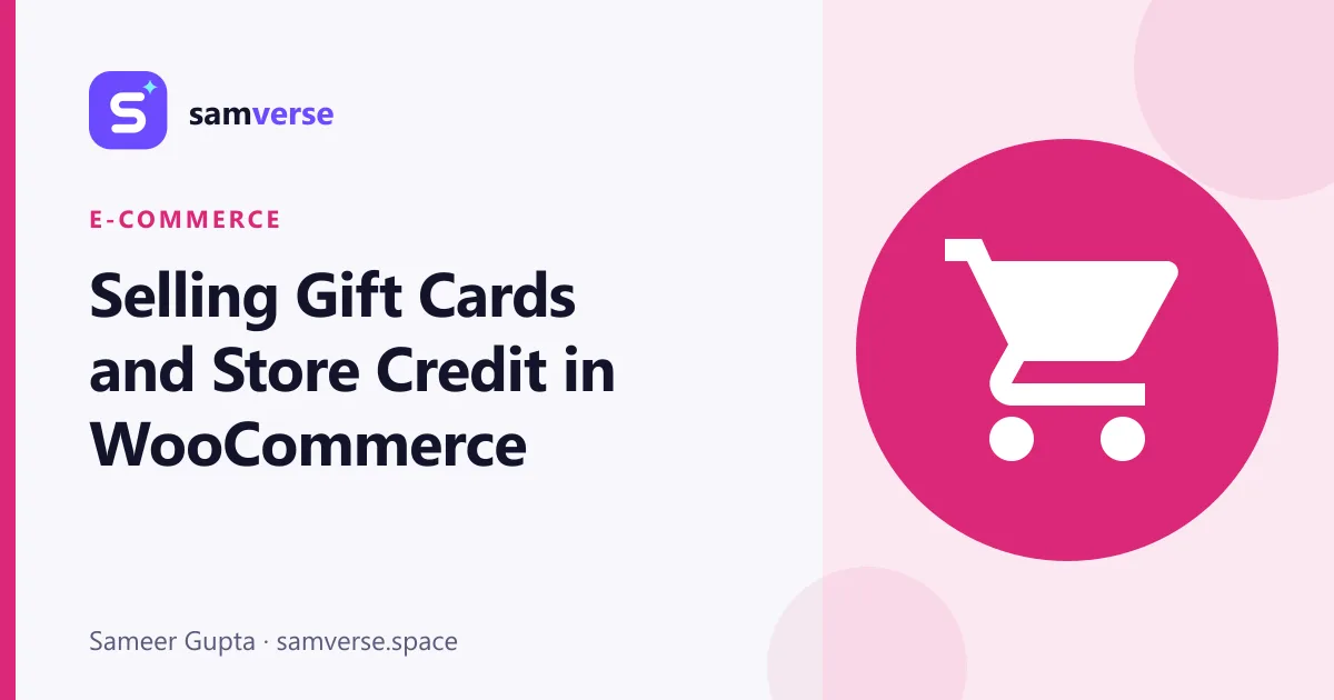 Selling Gift Cards and Store Credit in WooCommerce